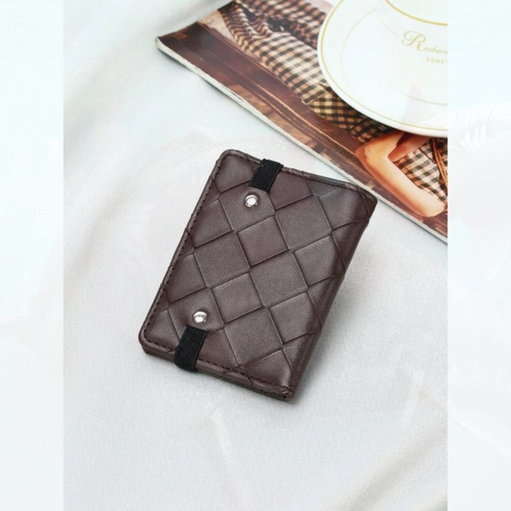 New Braided Embossed Small Wallet 165 - Picture 4 of 4